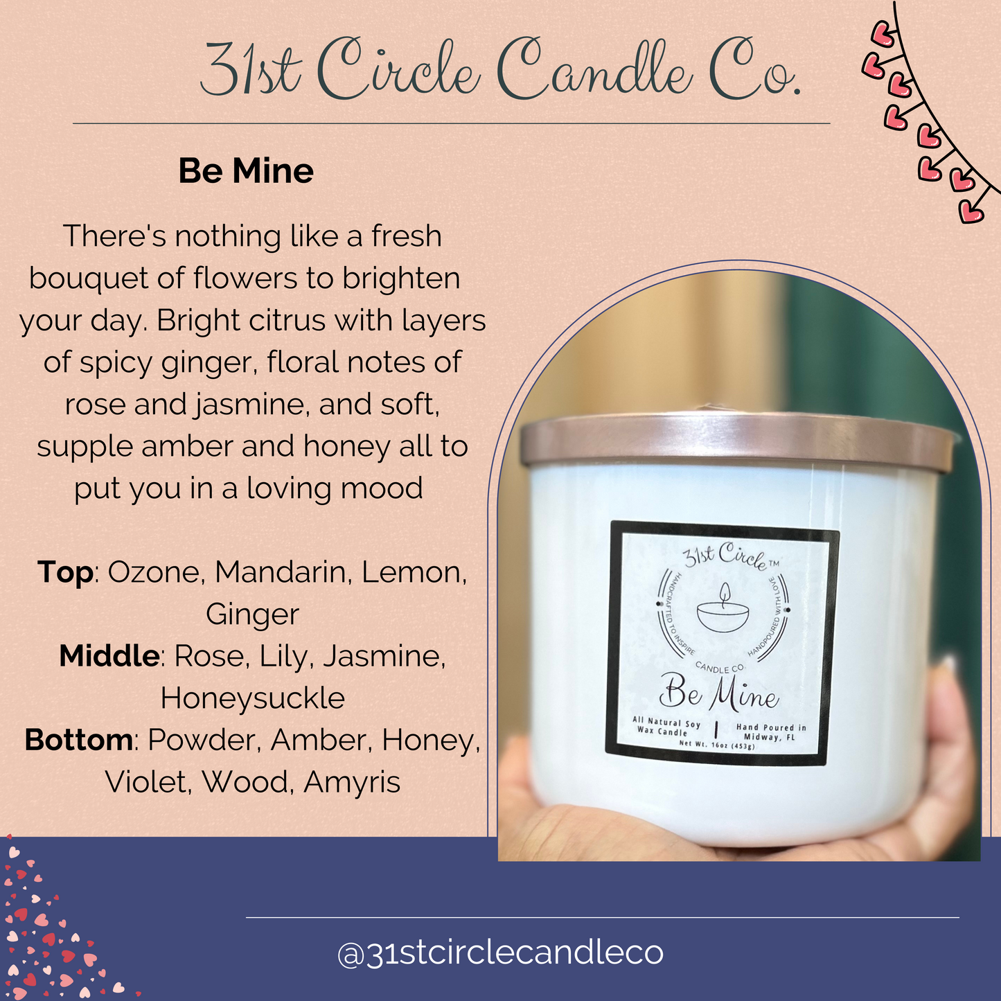 Be Mine-16oz candle